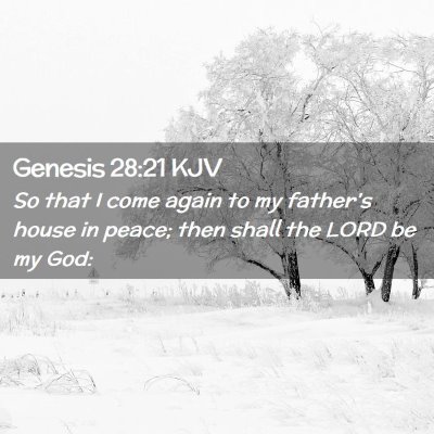 Genesis 28:21 KJV Free Bible Images