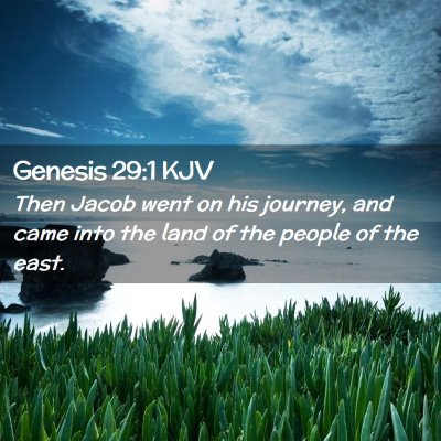 Genesis 29:1 KJV Free Bible Images