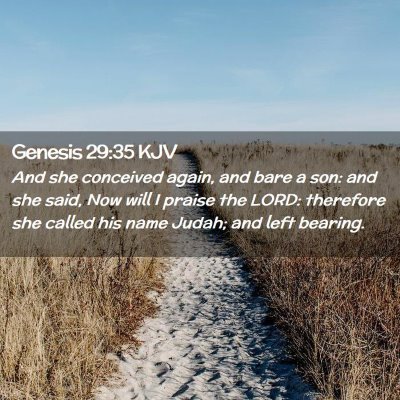 Genesis 29:35 KJV Free Bible Images