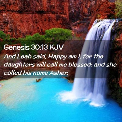 Genesis 30:13 KJV Free Bible Images