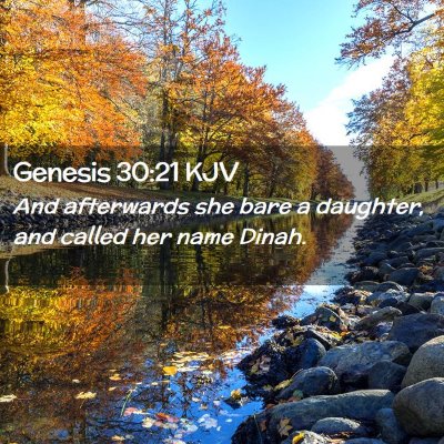 Genesis 30:21 KJV Free Bible Images