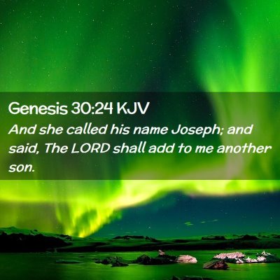 Genesis 30:24 KJV Free Bible Images