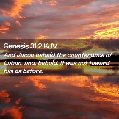 Genesis 31:2 KJV Free Bible Images