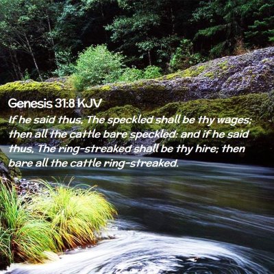 Genesis 31:8 KJV Free Bible Images