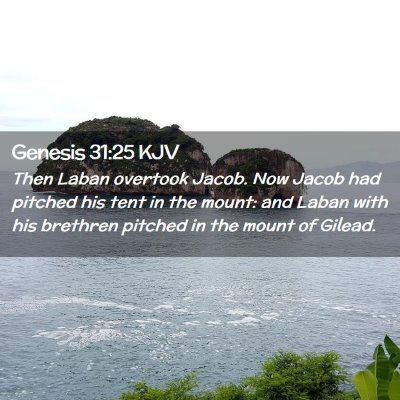 Genesis 31:25 KJV Free Bible Images