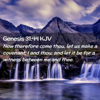 Genesis 31:44 KJV Free Bible Images