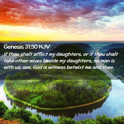 Genesis 31:50 KJV Free Bible Images