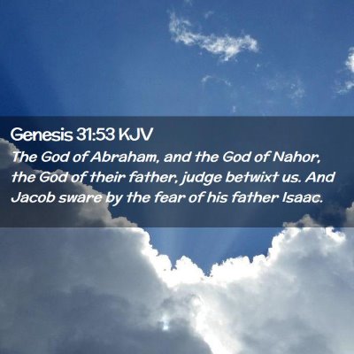 Genesis 31:53 KJV Free Bible Images