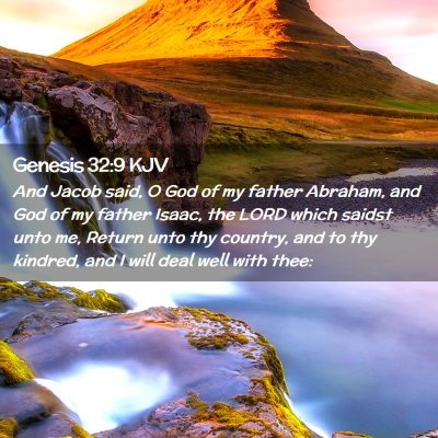 Genesis 32:9 KJV Free Bible Images