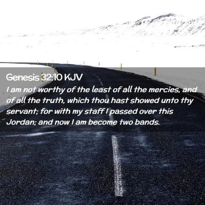 Genesis 32:10 KJV Free Bible Images