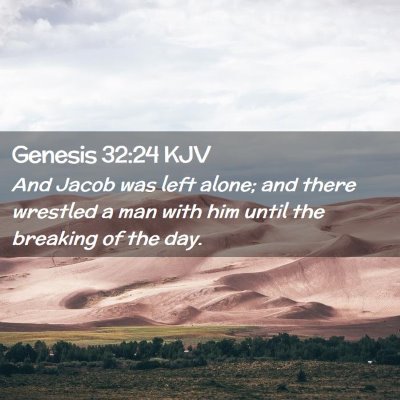 Genesis 32:24 KJV Free Bible Images