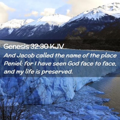 Genesis 32:30 KJV Free Bible Images