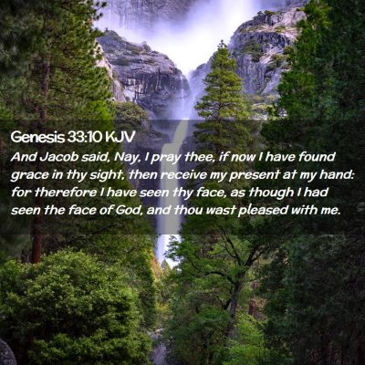 Genesis 33:10 KJV Free Bible Images