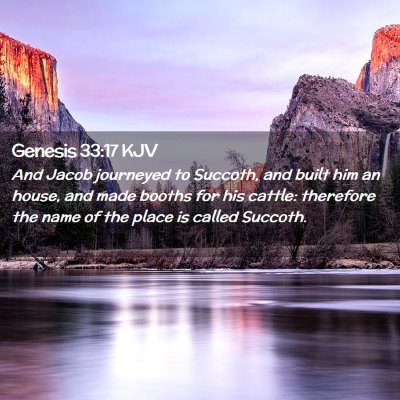 Genesis 33:17 KJV Free Bible Images