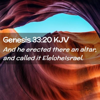 Genesis 33:20 KJV Free Bible Images