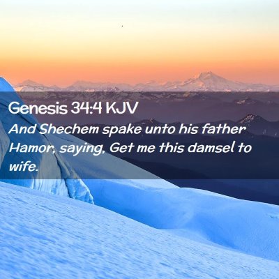 Genesis 34:4 KJV Free Bible Images