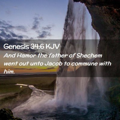 Genesis 34:6 KJV Free Bible Images