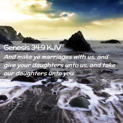 Genesis 34:9 KJV Free Bible Images