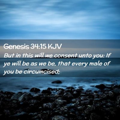 Genesis 34:15 KJV Free Bible Images