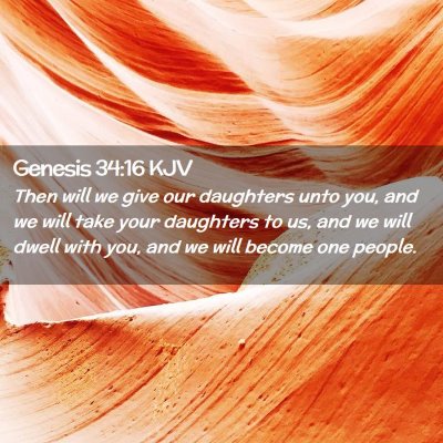 Genesis 34:16 KJV Free Bible Images