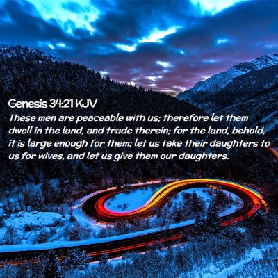 Genesis 34:21 KJV Free Bible Images