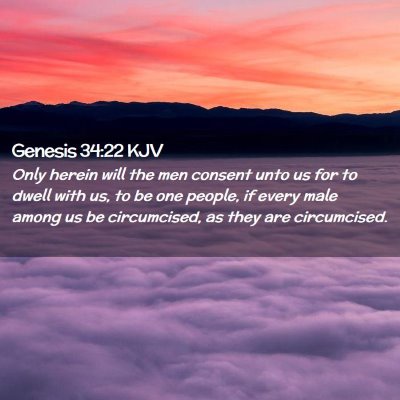 Genesis 34:22 KJV Free Bible Images