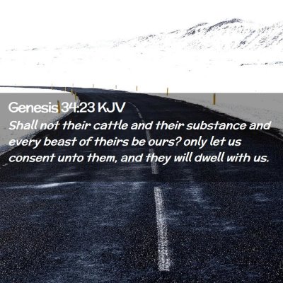 Genesis 34:23 KJV Free Bible Images