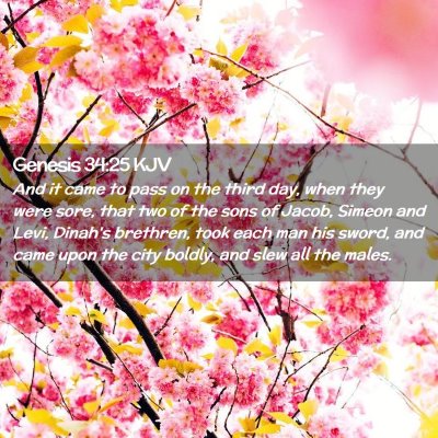 Genesis 34:25 KJV Free Bible Images