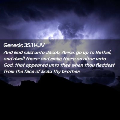 Genesis 35:1 KJV Free Bible Images