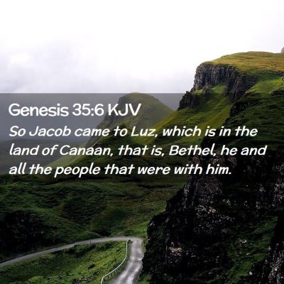 Genesis 35:6 KJV Free Bible Images