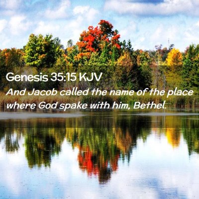 Genesis 35:15 KJV Free Bible Images