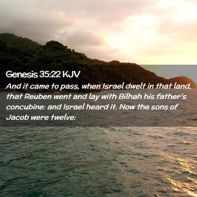 Genesis 35:22 KJV Free Bible Images