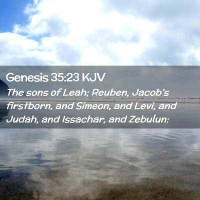 Genesis 35:23 KJV Free Bible Images