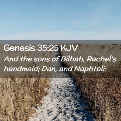 Genesis 35:25 KJV Free Bible Images