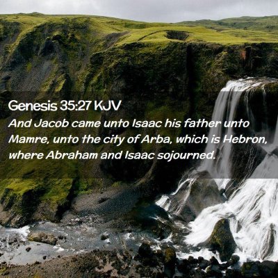 Genesis 35:27 KJV Free Bible Images