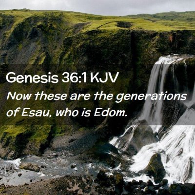 Genesis 36:1 KJV Free Bible Images