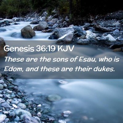 Genesis 36:19 KJV Free Bible Images