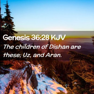 Genesis 36:28 KJV Free Bible Images