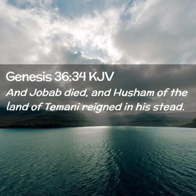 Genesis 36:34 KJV Free Bible Images