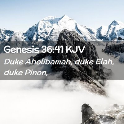 Genesis 36:41 KJV Free Bible Images