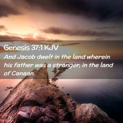 Genesis 37:1 KJV Free Bible Images