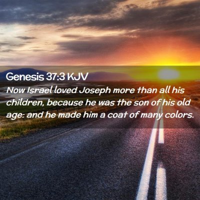 Genesis 37:3 KJV Free Bible Images