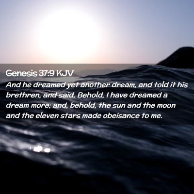 Genesis 37:9 KJV Free Bible Images