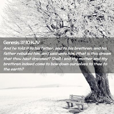 Genesis 37:10 KJV Free Bible Images