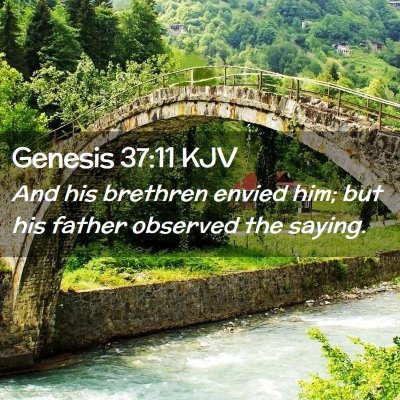 Genesis 37:11 KJV Free Bible Images