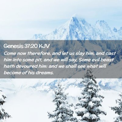 Genesis 37:20 KJV Free Bible Images