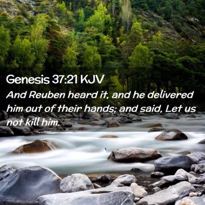 Genesis 37:21 KJV Free Bible Images