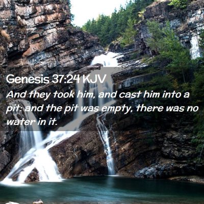 Genesis 37:24 KJV Free Bible Images