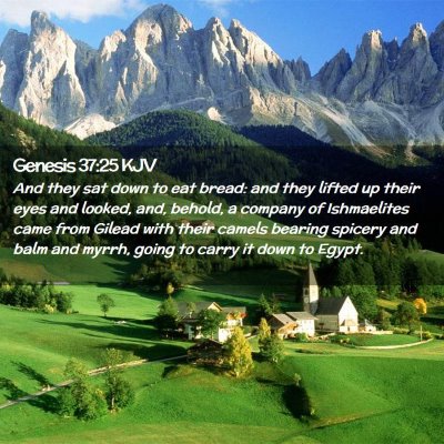 Genesis 37:25 KJV Free Bible Images