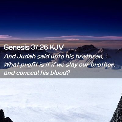 Genesis 37:26 KJV Free Bible Images